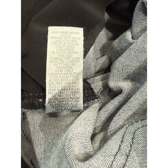 Democracy Ab Solution High Rise Tapered Cropped 16P Petite Stretch Blue Denim - Picture 8 of 8